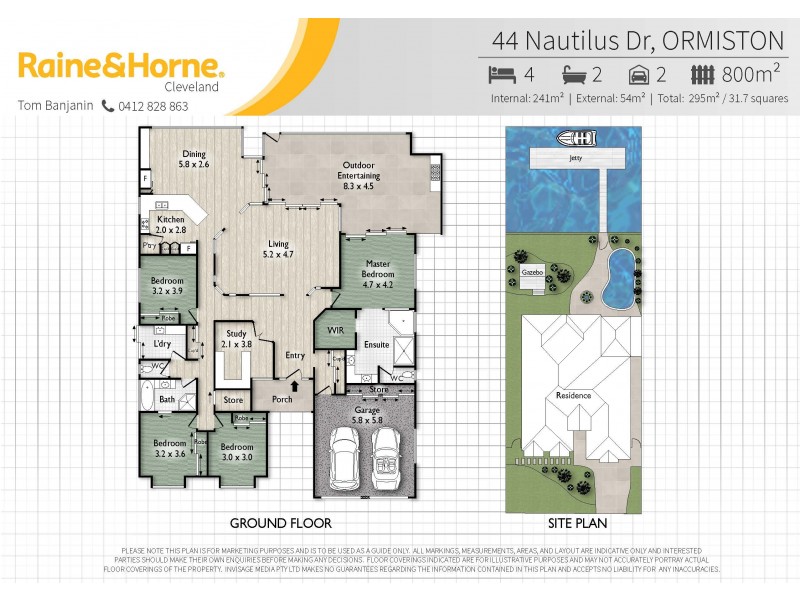 44 Nautilus Drive, Ormiston QLD 4160 Floorplan