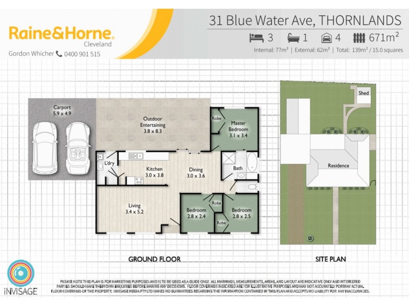 31 Blue Water Avenue, Thornlands QLD 4164 Floorplan