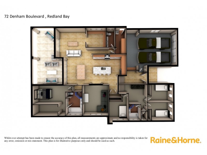 72 Denham Boulevard, Redland Bay QLD 4165 Floorplan