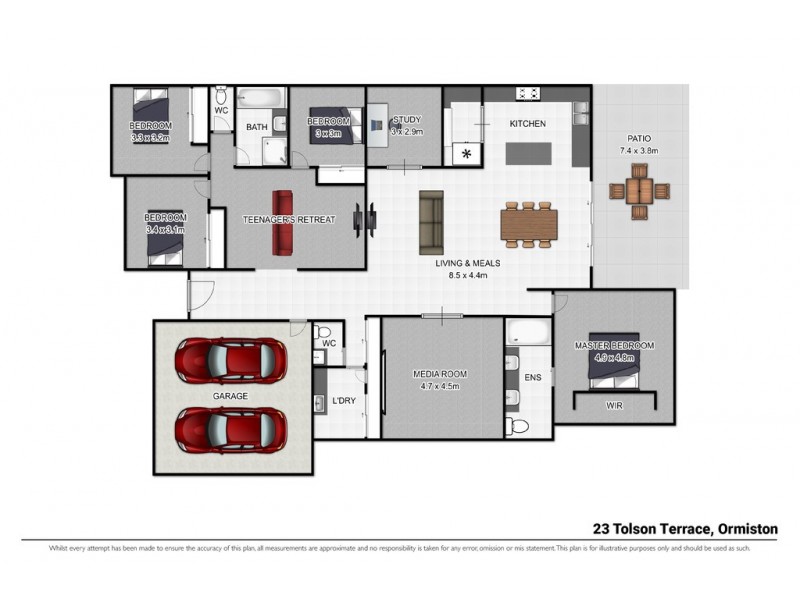 23 Tolson Terrace, Ormiston QLD 4160 Floorplan