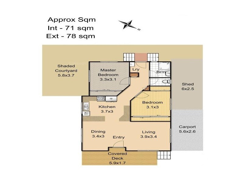 87/2 Ford Court, Carindale QLD 4152 Floorplan