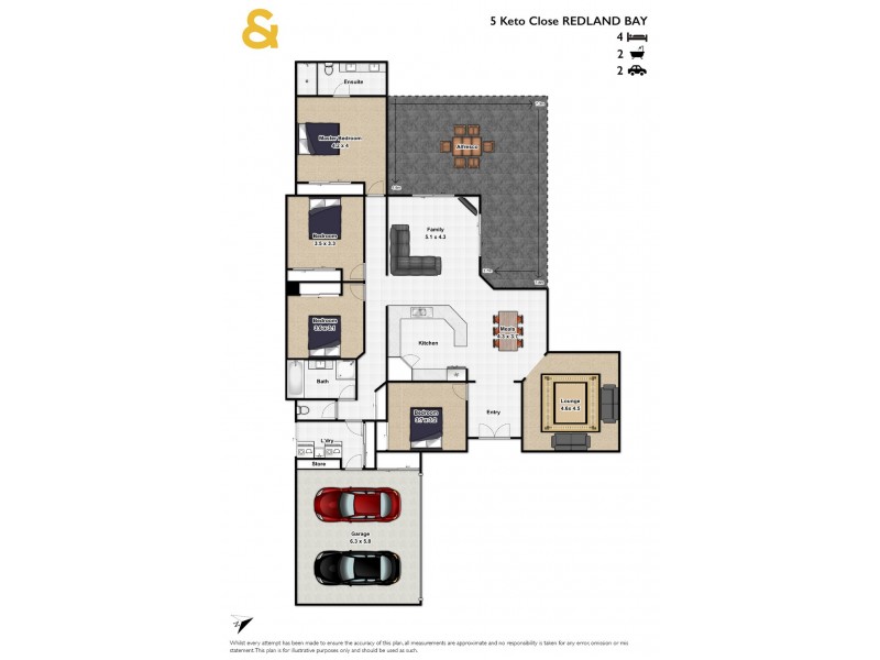 5 Keto Close, Redland Bay QLD 4165 Floorplan