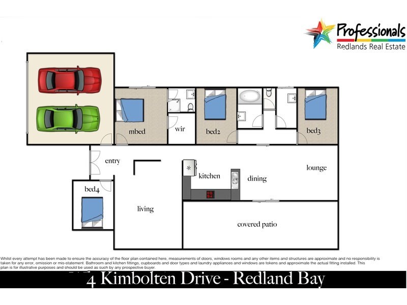 4 Kimbolton Drive, Redland Bay QLD 4165 Floorplan