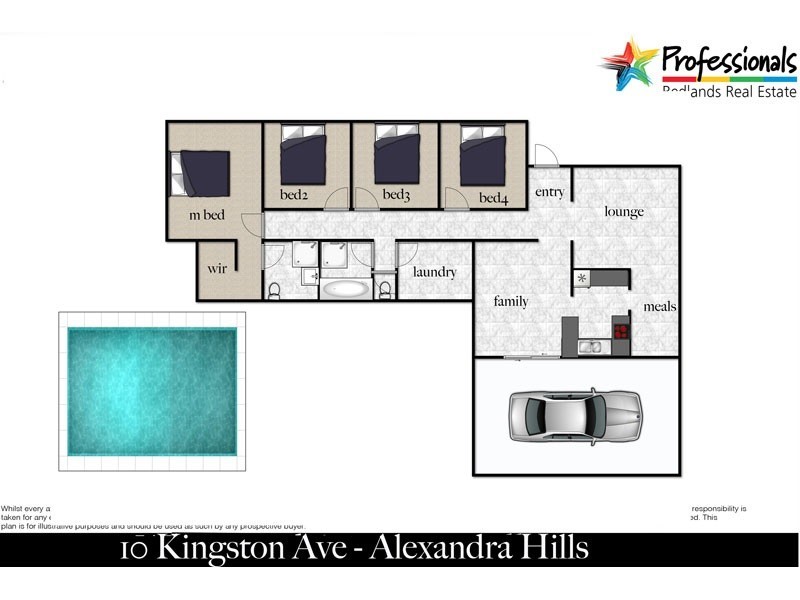 10 Kingston Ave, Alexandra Hills QLD 4161 Floorplan