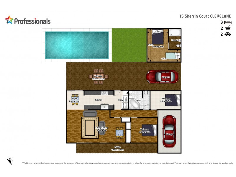 15 Sherrin Court, Cleveland QLD 4163 Floorplan