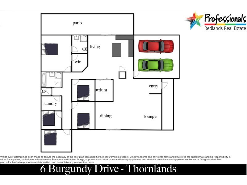 6 Burgundy Crs, Thornlands QLD 4164 Floorplan