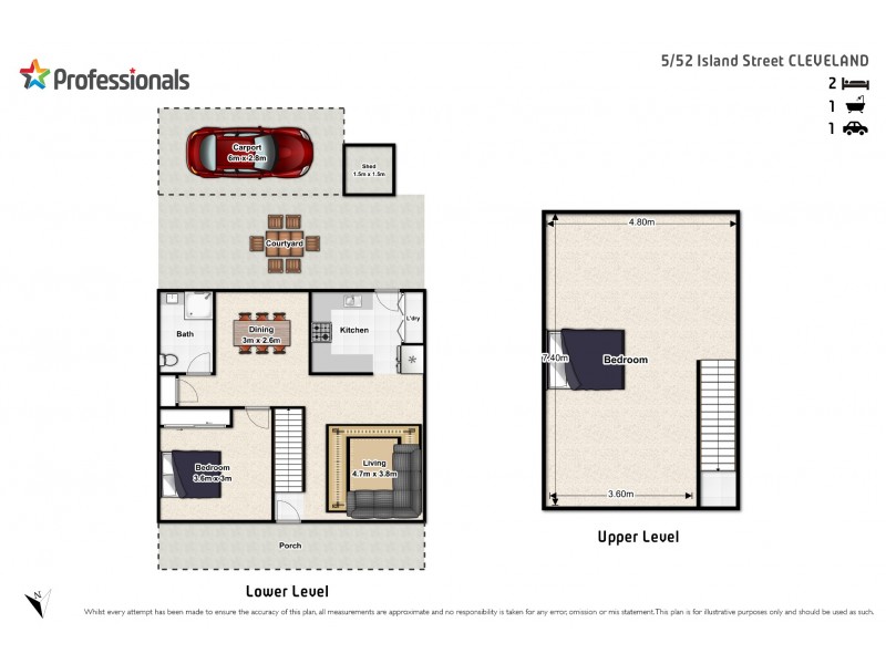 5/52 Island Street, Cleveland QLD 4163 Floorplan