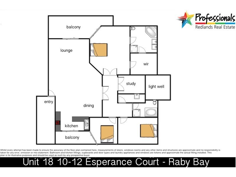 18/12 Esperance Court, Cleveland QLD 4163 Floorplan