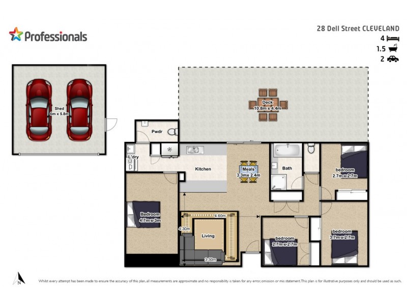 28 Dell Street, Cleveland QLD 4163 Floorplan