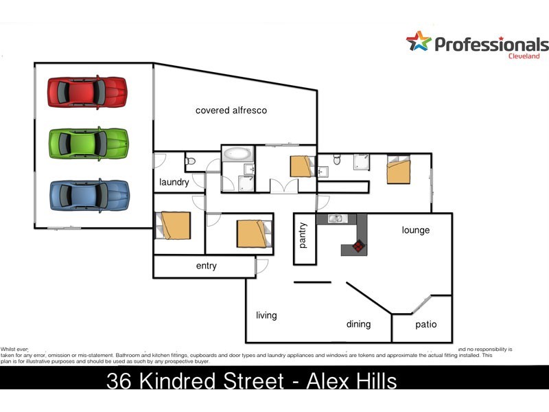 36 Kindred Street, Alexandra Hills QLD 4161 Floorplan