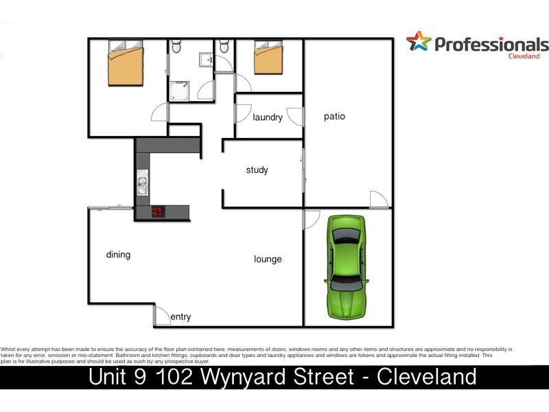 9/102 Wynyard Street, Cleveland QLD 4163 Floorplan