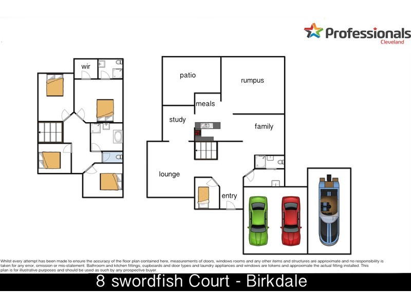 8 Swordfish Court, Birkdale QLD 4159 Floorplan