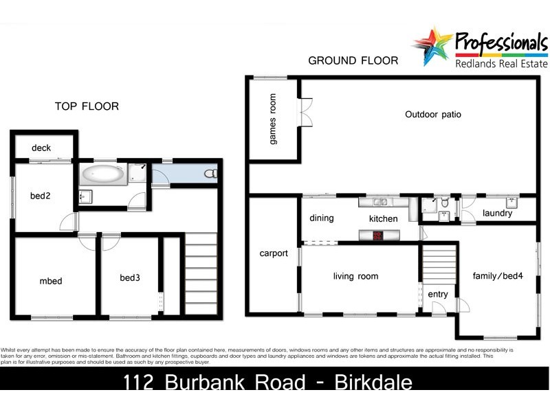 112 Burbank Road, Birkdale QLD 4159 Floorplan