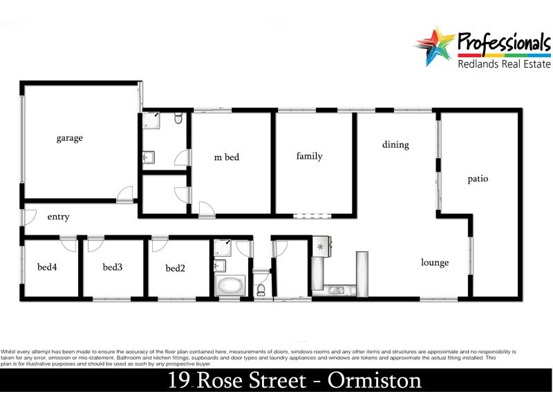 19 Rose Street, Ormiston QLD 4160 Floorplan