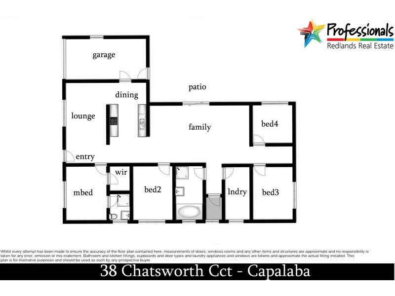 38 Chatsworth Circuit, Capalaba QLD 4157 Floorplan