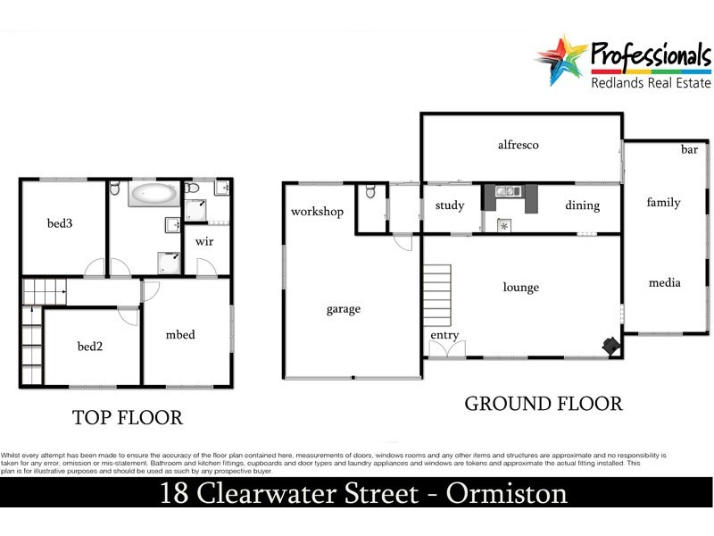 18 Clearwater Street, Ormiston QLD 4160 Floorplan