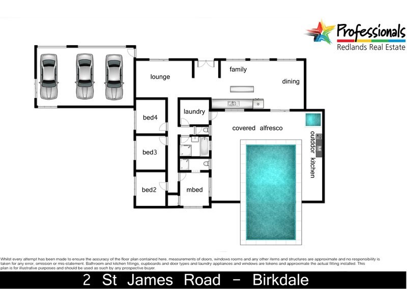 2 St James Road, Birkdale QLD 4159 Floorplan
