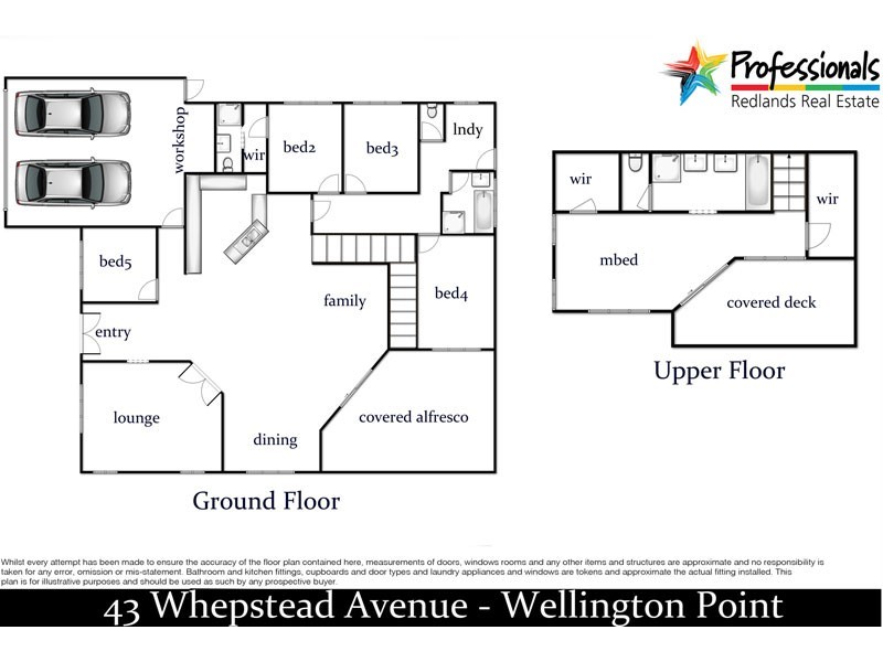 43 Whepstead Avenue, Wellington Point QLD 4160 Floorplan