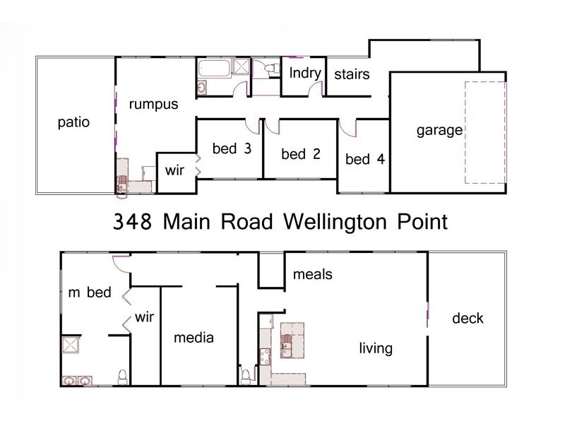 348 Main Road, Wellington Point QLD 4160 Floorplan