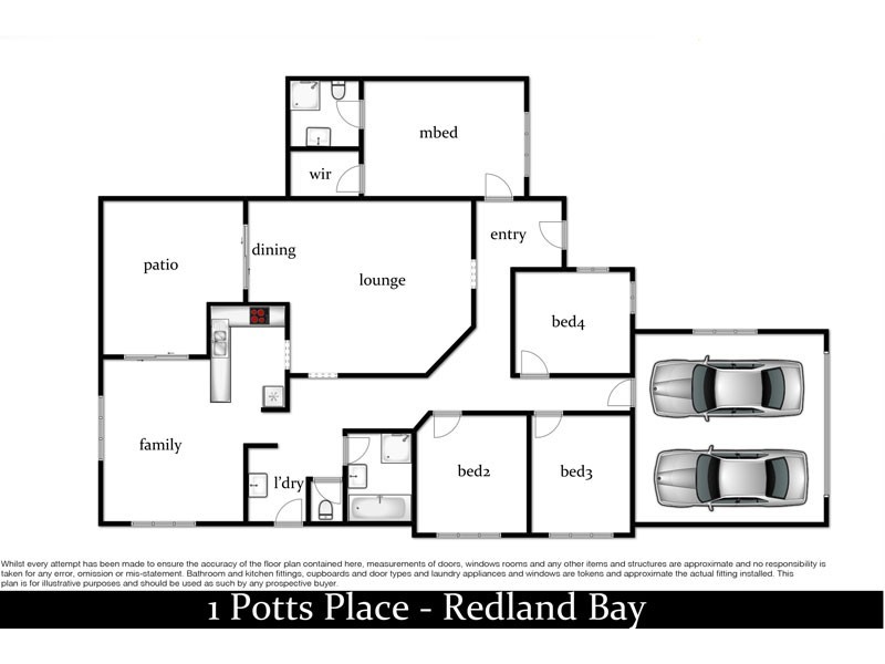 1 Potts Place, Redland Bay QLD 4165 Floorplan