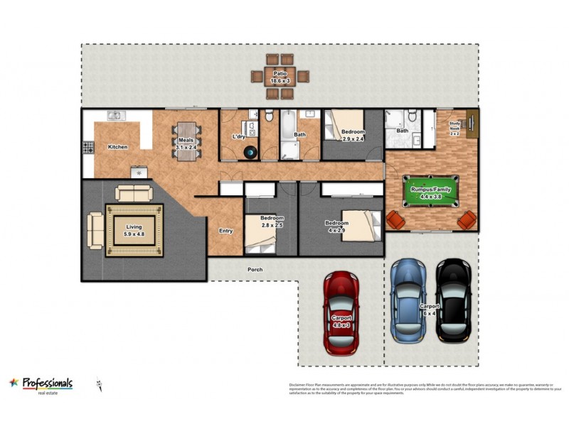 7 Babiana Street, Alexandra Hills QLD 4161 Floorplan