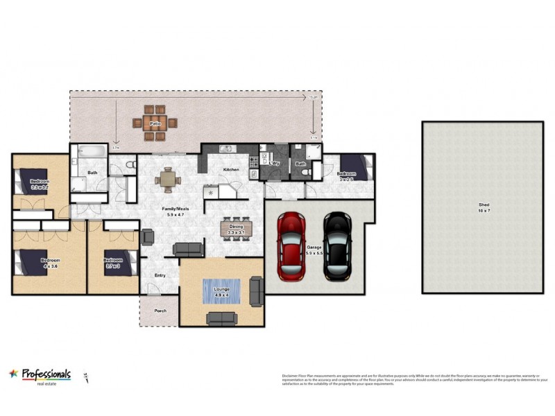 37 Catherine St, Birkdale QLD 4159 Floorplan