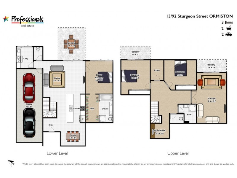 13/92 Sturgeon St, Ormiston QLD 4160 Floorplan
