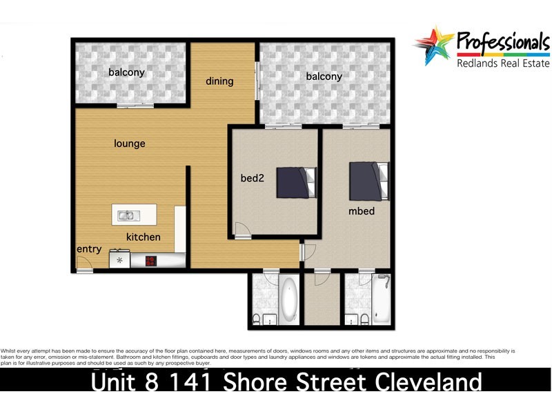 8/141 Shore Street West, Cleveland QLD 4163 Floorplan