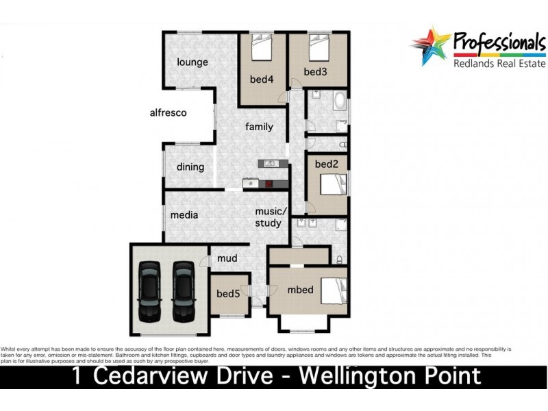 1 Cedarview Place, Wellington Point QLD 4160 Floorplan