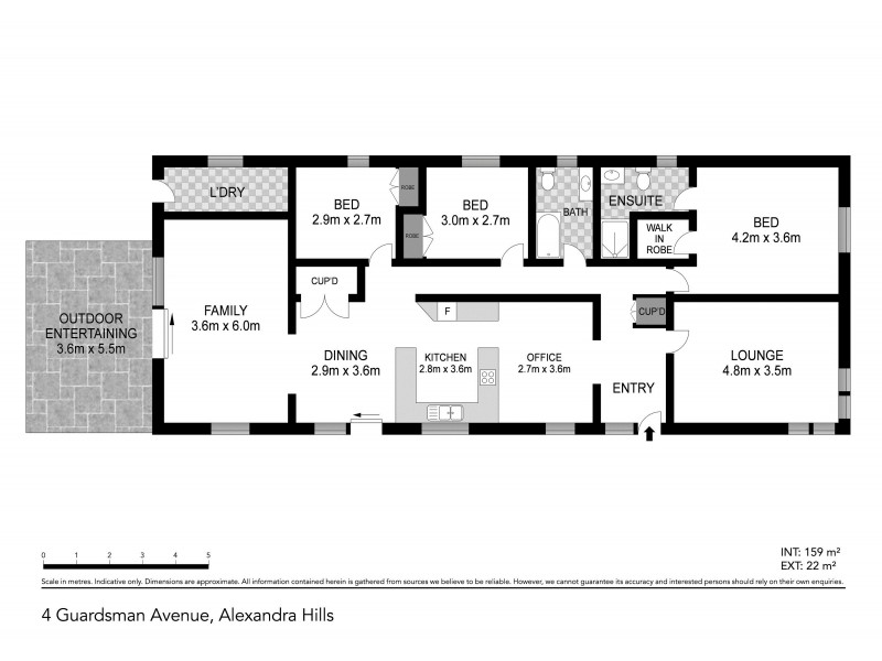 4 Guardsman Ave, Alexandra Hills QLD 4161 Floorplan