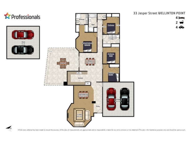 33 Jasper Street, Wellington Point QLD 4160 Floorplan