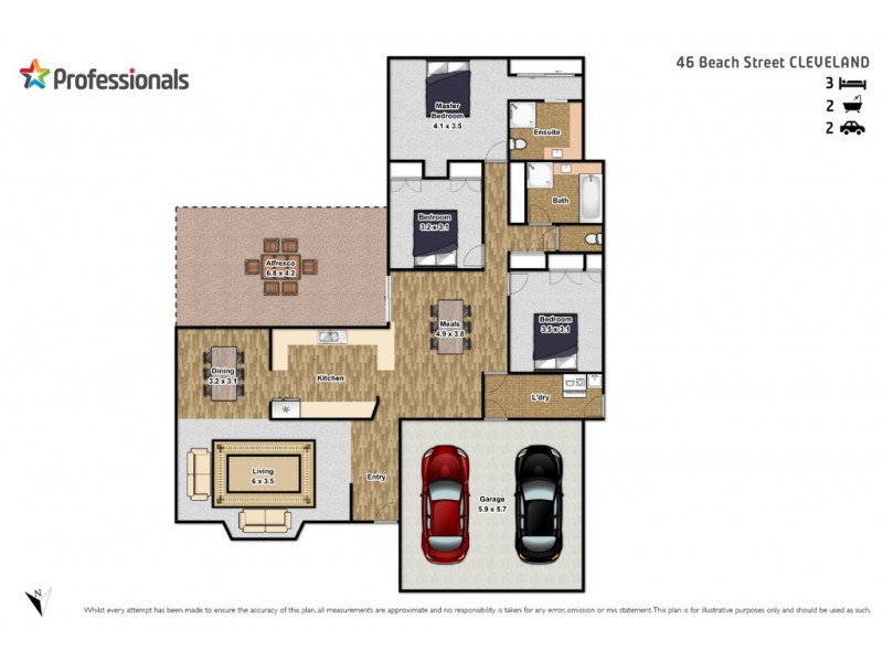 46 Beach Street, Cleveland QLD 4163 Floorplan