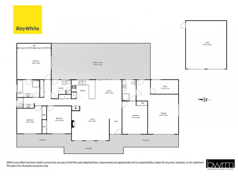 3 River Link Drive, Mossy Point NSW 2537 Floorplan