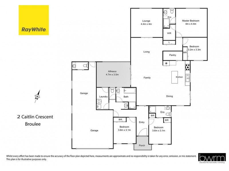 2 Caitlin Crescent, Broulee NSW 2537 Floorplan