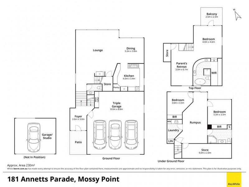 181 Annetts Parade, Mossy Point NSW 2537 Floorplan
