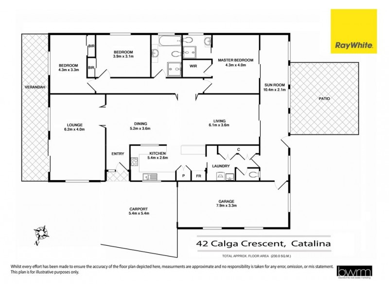 42 Calga Crescent, Catalina NSW 2536 Floorplan