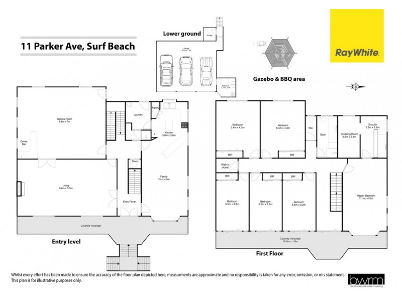 11 Parker Avenue, Surf Beach NSW 2536 Floorplan