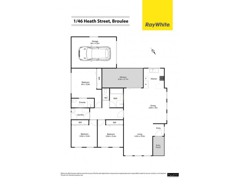 1/46 Heath Street, Broulee NSW 2537 Floorplan