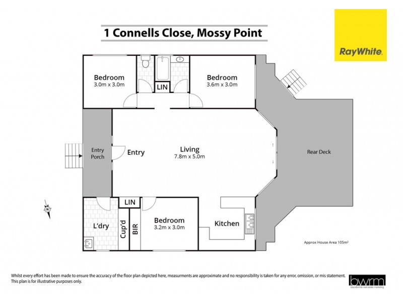1 Connells Close, Mossy Point NSW 2537 Floorplan