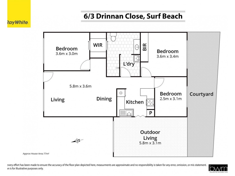 6/3 Drinnan Close, Surf Beach NSW 2536