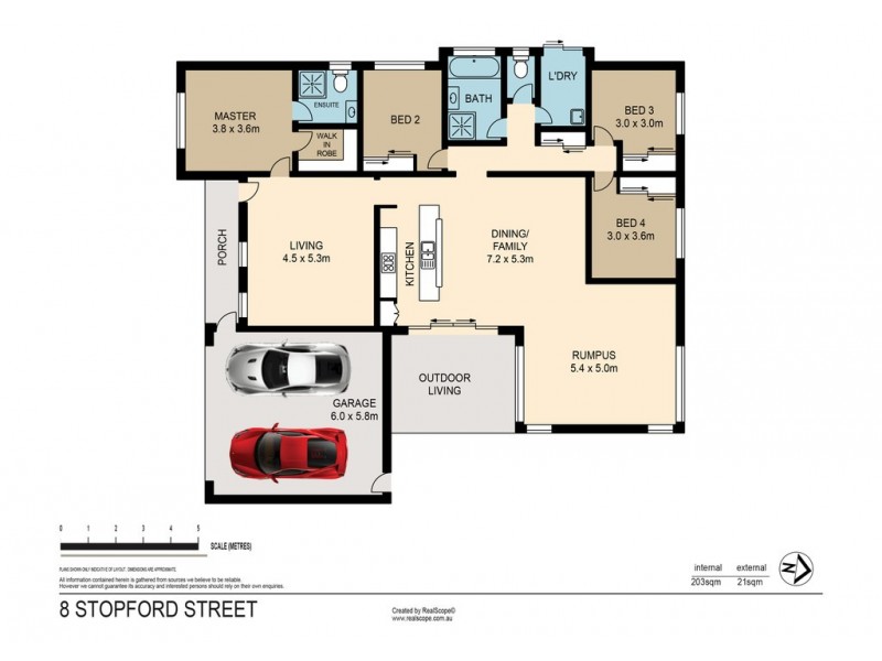 8 Stopford Street, Caboolture QLD 4510 Floorplan