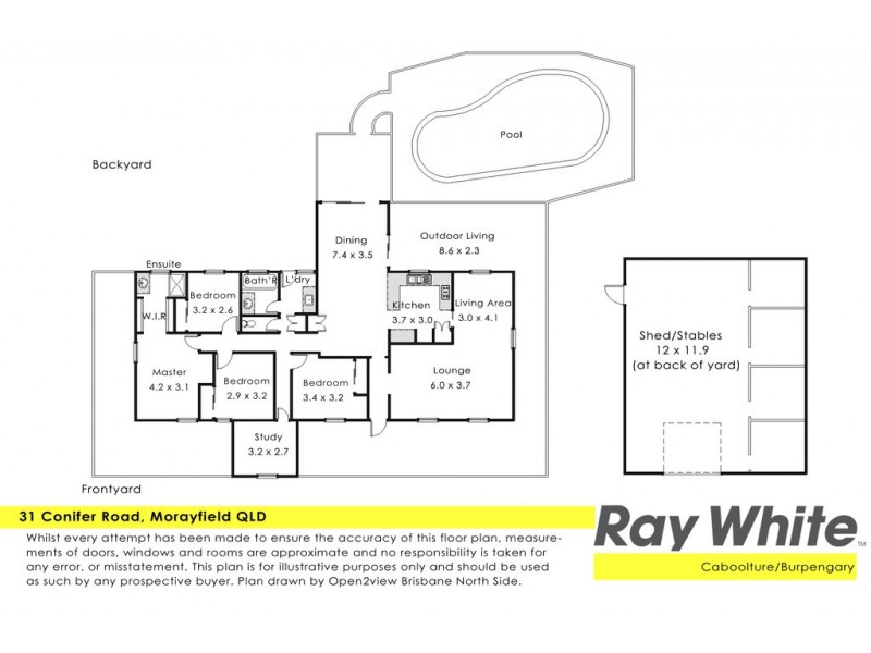 31 Conifer Road, Morayfield QLD 4506 Floorplan