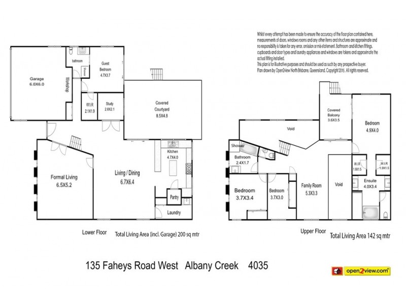 135 Faheys Road West, Albany Creek QLD 4035 Floorplan
