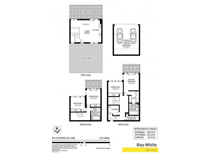 8/8-12 Murralin Lane, Sylvania NSW 2224 Floorplan