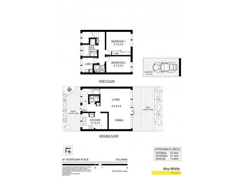 9/1 Koorooma Place, Sylvania NSW 2224 Floorplan