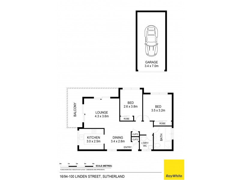 16/94-100 Linden Street, Sutherland NSW 2232 Floorplan