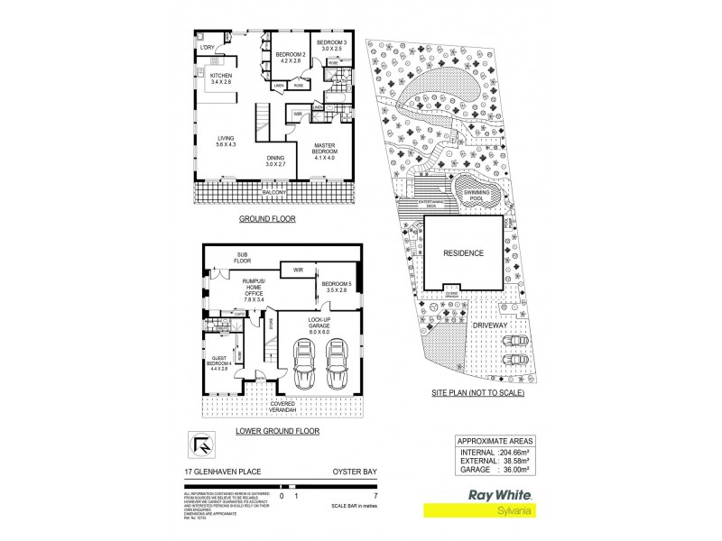 17 Glenhaven Place, Oyster Bay NSW 2225 Floorplan