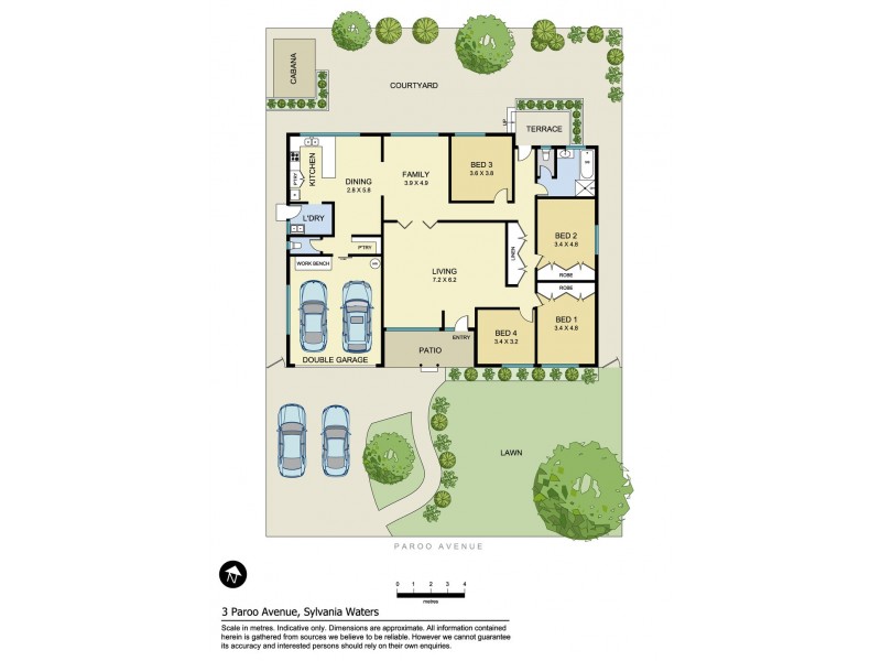 3 Paroo Avenue, Sylvania Waters NSW 2224 Floorplan