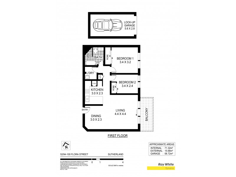 52/94-100 Flora Street, Sutherland NSW 2232 Floorplan