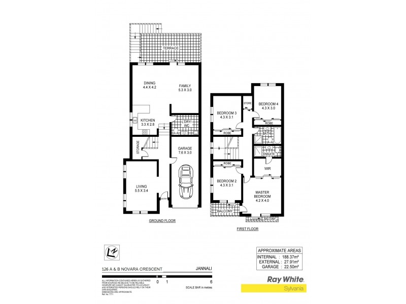 126 Novara Crescent, Jannali NSW 2226 Floorplan